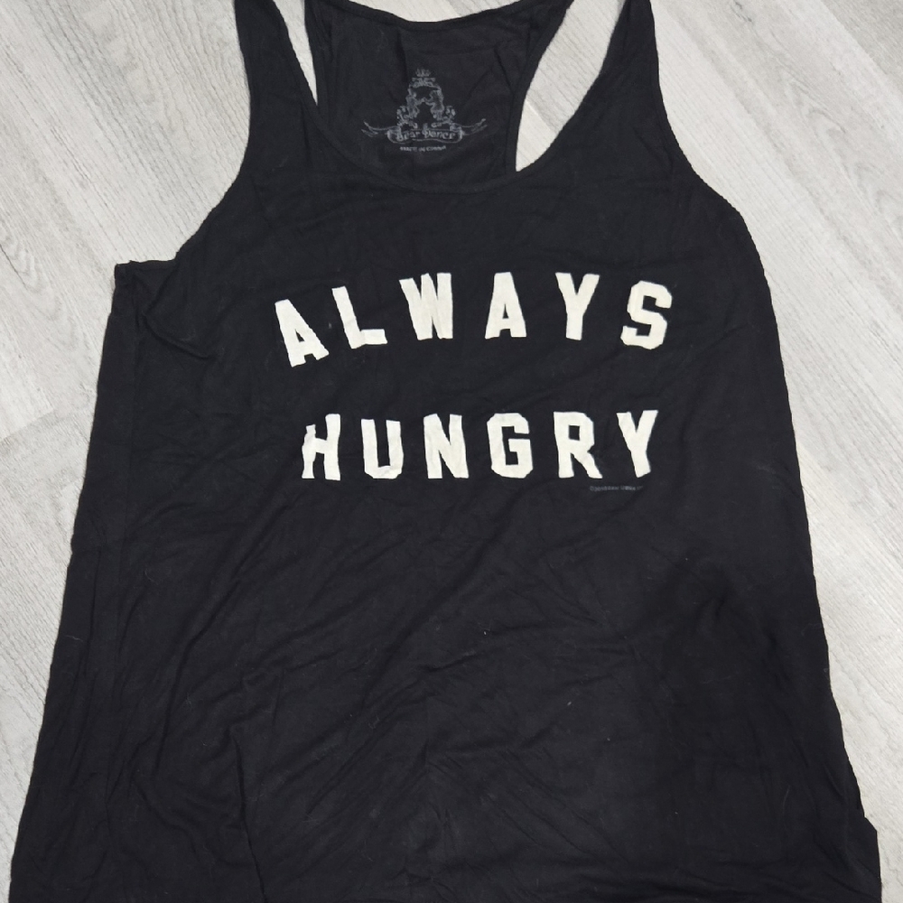 Bear Dance Black 'Always Hungry' Tank Top